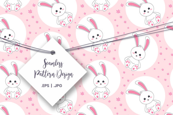Download Cute Bunny Easter Digital Paper Design - Digital paper design Collection