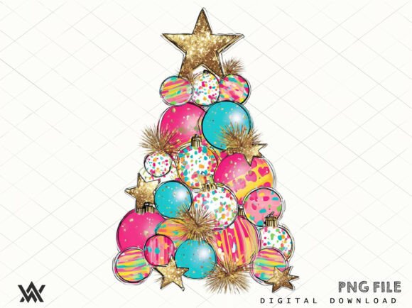 Download Colorful Glitter Christmas Png Design - Premium Resources